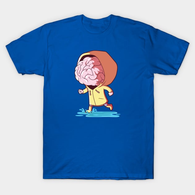 Cute Cartoon Brain Storm T-Shirt by SLAG_Creative